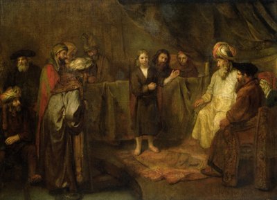 The Twelve Year Old Jesus in Front of the Scribes by Rembrandt van Rijn